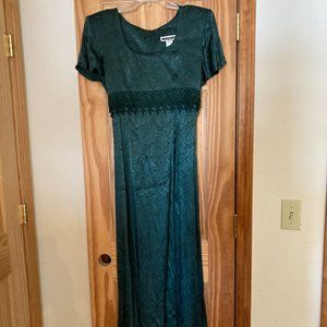 Vintage Maurices Women's Emerald Dress, fits 8-10